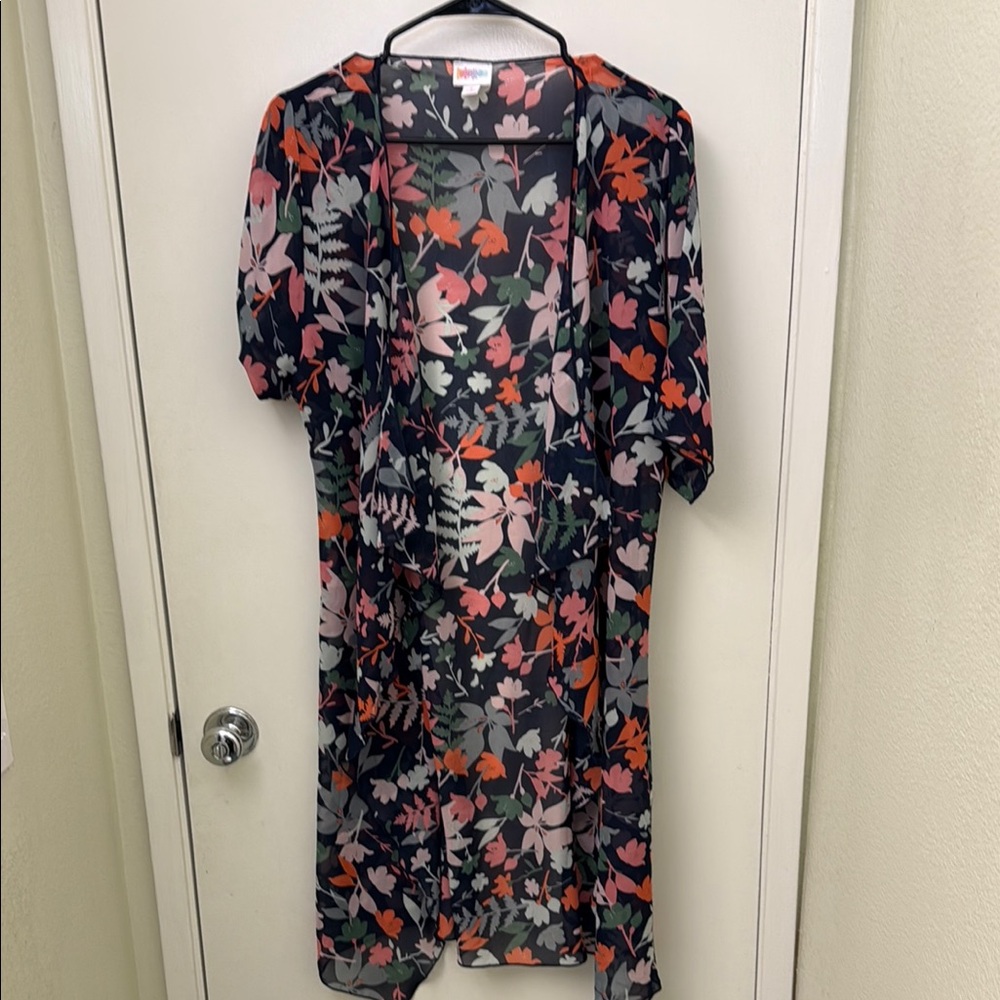 LuLaRoe Shirley Floral Kimono (Size S)